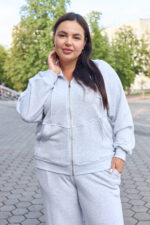 Костюм 26.3021 б Трикотаж петля, колір Меланж, 48(XL), 50(ХХL), 52(3XL) - Зображення 6