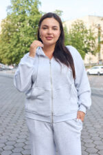Костюм 26.3021 б Трикотаж петля, колір Меланж, 48(XL), 50(ХХL), 52(3XL) - Зображення 2