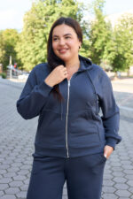 Костюм 26.3021 б Трикотаж петля, колір Графіт, 48(XL), 50(ХХL), 52(3XL) - Зображення 2