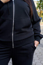 Костюм 26.3021 б Трикотаж петля, колір Чорний, 48(XL), 50(ХХL), 52(3XL) - Зображення 7