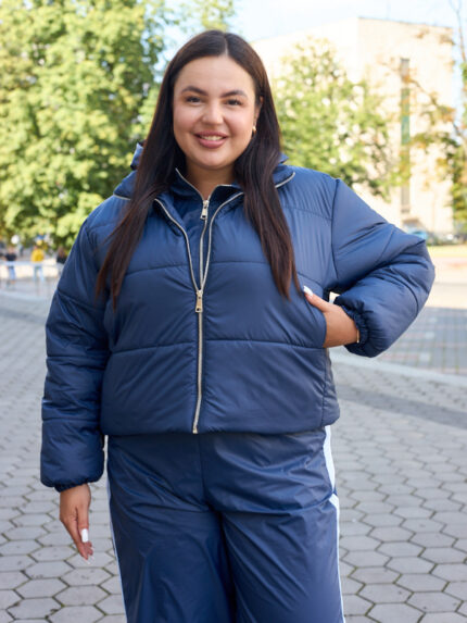 Костюм 26.3007 б Плащівка Лаке, колір Темно синій, 48(XL), 50(ХХL)