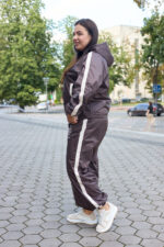 Костюм 26.3007 б Плащівка Лаке, колір Темний шоколад, 48(XL), 50(ХХL) - Зображення 3
