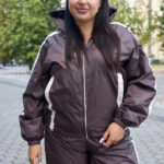 Костюм 26.3007 б Плащівка Лаке, колір Темний шоколад, 48(XL), 50(ХХL)