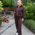 Костюм 26.3034 б Дабл фейс, колір Темний шоколад, 46(L), 48(XL), 50(ХХL)