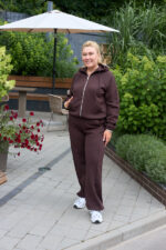 Костюм 26.3034 б Дабл фейс, колір Темний шоколад, 46(L), 48(XL), 50(ХХL)