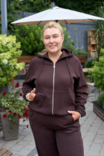 Костюм 26.3034 б Дабл фейс, колір Темний шоколад, 46(L), 48(XL), 50(ХХL) - Зображення 2