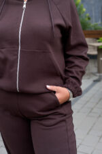 Костюм 26.3034 б Дабл фейс, колір Темний шоколад, 46(L), 48(XL), 50(ХХL) - Зображення 6