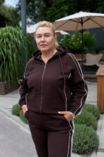 Костюм 26.3029 б Костюмна лакоста, колір Темний шоколад, 48(XL), 50(ХХL), 52(3XL) - Зображення 6