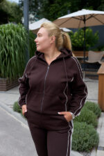 Костюм 26.3029 б Костюмна лакоста, колір Темний шоколад, 48(XL), 50(ХХL), 52(3XL) - Зображення 4