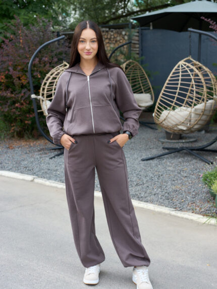 Костюм 26.3034 н Дабл фейс, колір Какао, 40(XS), 42(S), 44(М)