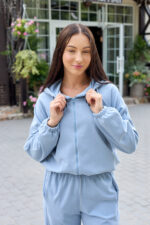 Костюм 26.2993 н Пума фліс, колір Світло джинсовий, 40(XS), 42(S), 44(М) - Зображення 2