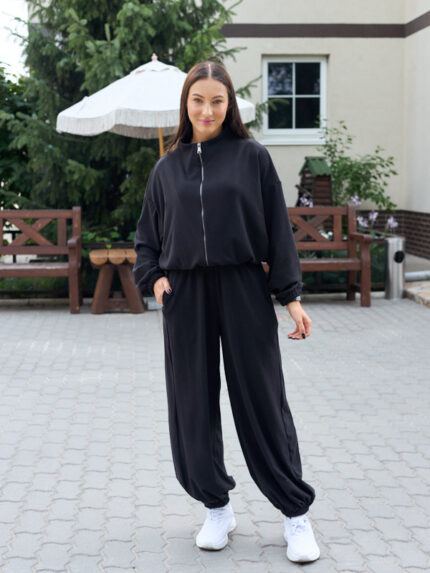 Костюм 26.2992 н Пума фліс, колір Чорний, 40(XS), 42(S), 44(М)