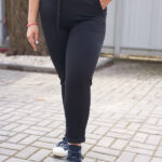 Штани 26.1530 б Трикотаж двухнитка, колір Чорний, 50(ХХL), 52(3XL), 54(4XL)
