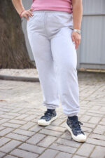 Штани 26.2730 б Трикотаж двухнитка, колір Меланж, 48(XL), 50(ХХL), 52(3XL)