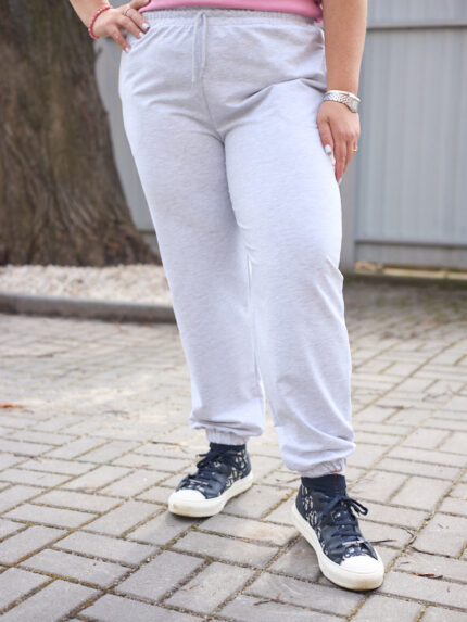 Штани 26.2730 б Трикотаж двухнитка, колір Меланж, 48(XL), 50(ХХL), 52(3XL)
