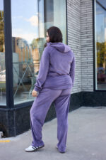 Костюм 26.2997 б Велюр тонкий, колір Баклажан, 46(L), 48(XL), 50(ХХL) - Зображення 2
