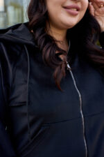 Костюм 26.2997 б Велюр тонкий, колір Чорний, 46(L), 48(XL), 50(ХХL) - Зображення 4