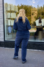 Костюм 26.2997 б Велюр тонкий, колір Темно синій, 46(L), 48(XL), 50(ХХL) - Зображення 2