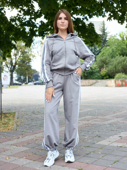 Костюм 26.3000 н Трикотаж двухнитка, колір Сіро графітовий, 40(XS), 42(S), 44(М)