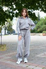 Костюм 26.3000 н Трикотаж двухнитка, колір Сіро графітовий, 40(XS), 42(S), 44(М) - Зображення 5