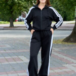 Костюм 26.3000 н Трикотаж двухнитка, колір Чорний, 40(XS), 42(S), 44(М)