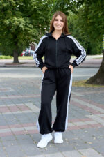 Костюм 26.3000 н Трикотаж двухнитка, колір Чорний, 40(XS), 42(S), 44(М)