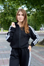 Костюм 26.3000 н Трикотаж двухнитка, колір Чорний, 40(XS), 42(S), 44(М) - Зображення 4