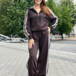 Костюм 26.3000 н Трикотаж двухнитка, колір Темний шоколад, 40(XS), 42(S), 44(М)