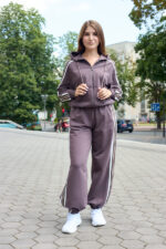 Костюм 26.3000 н Трикотаж двухнитка, колір Темно кавовий, 40(XS), 42(S), 44(М)