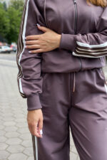 Костюм 26.3000 н Трикотаж двухнитка, колір Темно кавовий, 40(XS), 42(S), 44(М) - Зображення 4