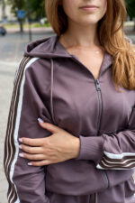 Костюм 26.3000 н Трикотаж двухнитка, колір Темно кавовий, 40(XS), 42(S), 44(М) - Зображення 5