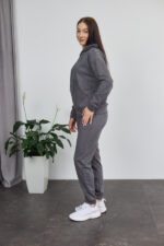 Костюм 26.1417 н Замш тонкий, колір Графіт, 42(S), 44(М), 46(L), 48(XL) - Зображення 3
