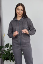 Костюм 26.1417 н Замш тонкий, колір Графіт, 42(S), 44(М), 46(L), 48(XL) - Зображення 6