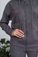 Костюм 26.1417 н Замш тонкий, колір Графіт, 42(S), 44(М), 46(L), 48(XL) - Зображення 5