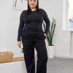 Штани 26.2589 б Трикотаж двухнитка, колір Чорний, 48(XL), 50(ХХL), 52(3XL)