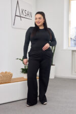 Штани 26.2589 б Трикотаж двухнитка, колір Чорний, 46(L), 48(XL), 50(ХХL) - Зображення 6