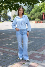 Кофта 26.3012 н Трикотаж двухнитка, колір Меланж, 40(XS), 42(S), 44(М) - Зображення 5