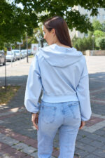 Кофта 26.3012 н Трикотаж двухнитка, колір Небесний, 40(XS), 42(S), 44(М) - Зображення 2