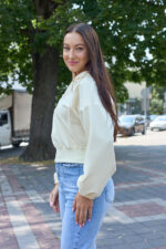 Кофта 26.3012 н Трикотаж двухнитка, колір Банановий, 40(XS), 42(S), 44(М) - Зображення 3