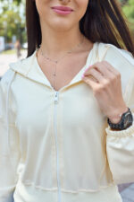 Кофта 26.3012 н Трикотаж двухнитка, колір Молочний, 40(XS), 42(S), 44(М) - Зображення 4
