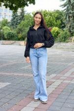 Кофта 26.3012 н Трикотаж двухнитка, колір Чорний, 40(XS), 42(S), 44(М) - Зображення 5