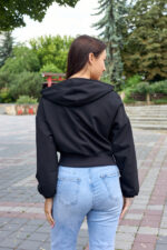 Кофта 26.3012 н Трикотаж двухнитка, колір Чорний, 40(XS), 42(S), 44(М) - Зображення 2