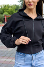 Кофта 26.3012 н Трикотаж двухнитка, колір Чорний, 40(XS), 42(S), 44(М) - Зображення 4