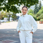Костюм 26.2991 н Велюр тонкий, колір Молочний, 40(XS), 42(S), 44(М)
