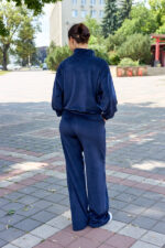 Костюм 26.2991 н Велюр тонкий, колір Темно синій, 40(XS), 42(S), 44(М) - Зображення 2