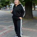 Костюм 26.3000 б Трикотаж двухнитка, колір Чорний, 46(L), 50(ХХL), 52(3XL)