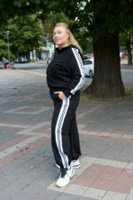 Костюм 26.3000 б Трикотаж двухнитка, колір Чорний, 46(L), 48(XL), 50(ХХL) - Зображення 3