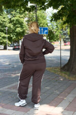 Костюм 26.3000 б Трикотаж двухнитка, колір Темний шоколад, 46(L), 48(XL), 50(ХХL) - Зображення 2