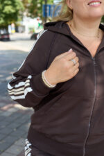 Костюм 26.3000 б Трикотаж двухнитка, колір Темний шоколад, 46(L), 48(XL), 50(ХХL) - Зображення 4