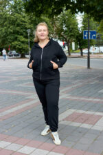 Костюм 26.2994 б Трикотаж двухнитка, колір Чорний, 48(XL), 50(ХХL), 52(3XL) - Зображення 6
